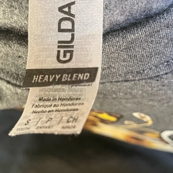 New Crew neck Sweatshirt Girl's Gildan Small 6/8 So Loved Cross Sunflowers - Picture 3 of 3